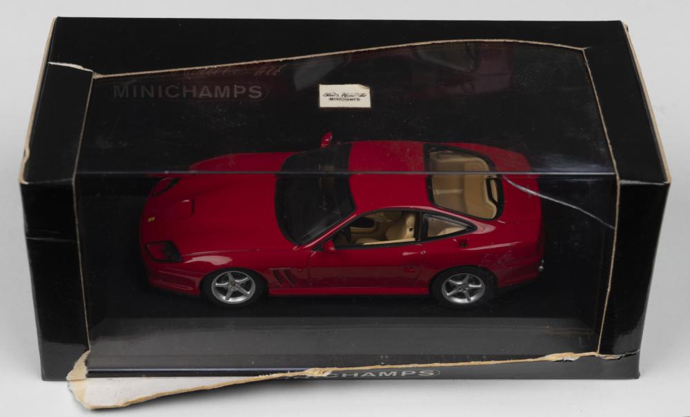 550 MARANELLO: A MINICHAMPS 1:43 scale 1996 Ferrari 550 Maranello 