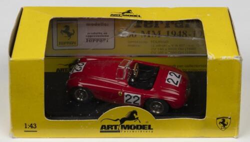 166 MM: An ART MODEL FERRARI 166 MM S as raced at Le Mans 1949 by Chinetti/Selsdon (ART011)