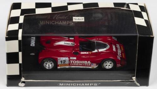 333 SP: A Paul's Model Art/MINICHAMPS 1:43 scale Ferrari 333 SP as raced at Le Mans 1998 to victory in Prototype-Class by Doyle-Risi Racing team