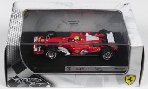 248 F1: A Hot Wheels Racing 1:43 scale Ferrari 248 F1 as raced by Felipe Massa (J2968)