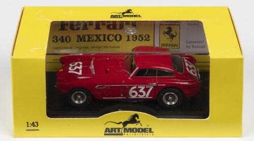 340 MEXICO: An ART MODEL FERRARI 340 MEXICO as raced at Mille Miglia 1953 by CASTELLOTTI/REGOSA (ART038)