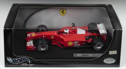 F2001: A Hot Wheels Racing 2000 RACING Edition 1:18 scale Ferrari F2001 as raced by Rubens Barrichello (50203)