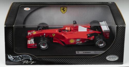 F2001: A Hot Wheels Racing 2000 RACING Edition 1:18 scale Ferrari F2001 as raced by Michael Schumacher (50202)