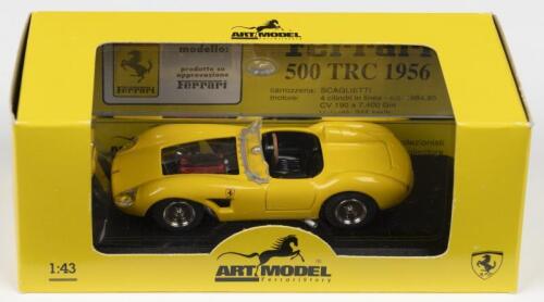 500 TR: An ART MODEL 1956 FERRARI 500 TR GIALLO (ART015). Exposed engine detail