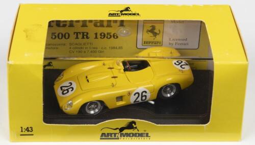 500 TR: An ART MODEL 1:43 scale 1956 FERRARI 500 TR as raced at 1000 KM. DI PARIGI by PILETTE-MILOUX (ART049)