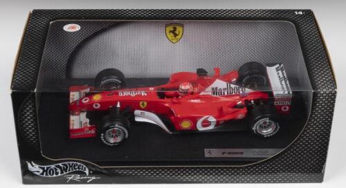 F-2002: A Hot Wheels Racing Edition 1:18 scale Ferrari F-2002 as raced by Michael Schumacher (54626)