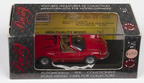 DINO: A Bang model FERRARI DINO 246 GTS (7133) in red