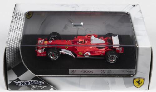 F2005: A Hot Wheels Racing 1:43 scale Ferrari F2005 as raced by Michael Schumacher