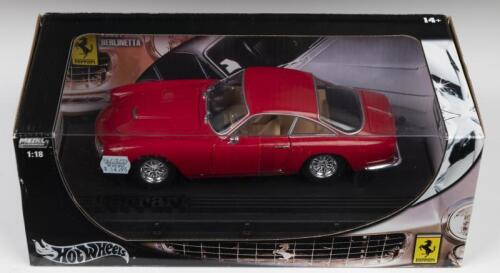 250 GT: A Hot Wheels 1:18 scale Ferrari 250 GT Berlinetta in red (B6053)