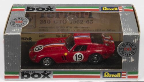 250 GTO: A MODEL box 1:43 scale FERRARI 250 GTO as raced at Le Mans 62 (8464)