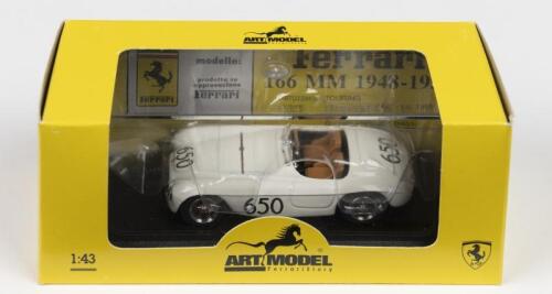 166 MM: An ART MODEL 1:43 scale 166 MM as raced at 1950 MILLE MIGLIA by MARZOTTO/CRISTALDI (ART017)