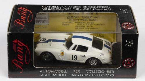 250 GTO SWB: A Bang model FERRARI 250 GT SWB as raced at "LE MANS 61" (7085)