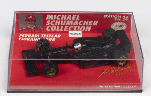 FERRARI TESTCAR: A Limited Edition Paul's Model Art/MINICHAMPS 1:43 scale 1998 FERRARI TESTCAR as driven by Michael Schumacher. Limited Edition of 12,222 pieces