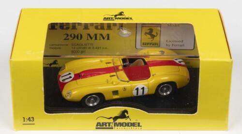 290 MM: An ART MODEL 1:43 scale FERRARI 290 MM as raced at Le Mans 1957 by SWATERS/CANGY (ART063)