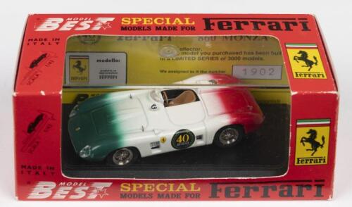 860 MONZA: A Special Edition MODEL BEST 1:43 scale FERRARI 860 MONZA commemorative model for the 40th Anniversary of the Ferrari 860 MONZA (PR09). Limited Series of 3000 models, numbered '1902'