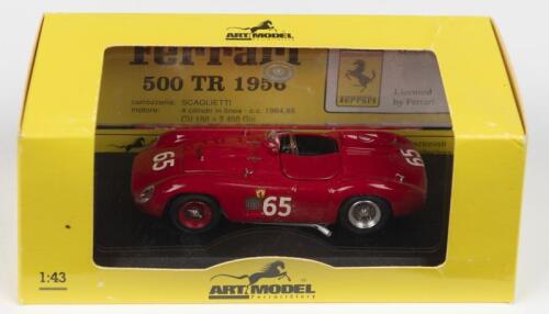 500 TR: An ART MODEL 1:43 scale FERRARI 500 TR as raced at MONZA 1956 by GENDEBIEN/PORTAGO (ART050)