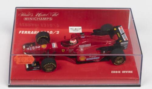 F 310/2: A Paul's Model Art/MINICHAMPS 1:43 scale FERRARI F310/2 as raced by Eddie Irvine
