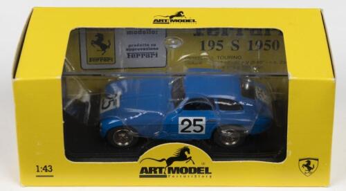 195 S: An ART MODEL 1:43 scale FERRARI 195S COUPE as raced at Le Mans 1950 by SERAFINI/SOMMER (ART009)