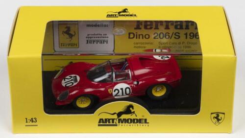 DINO 206/S: An ART MODEL 1:43 scale FERRARI DINO 206 S as raced at TARGA FLORIO 1966 by CASONI/BISCARDI (ART054)