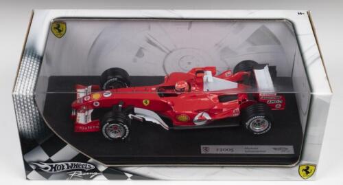 F2005: A Hot Wheels Racing Edition 1:18 scale Ferrari F2005 as raced by Michael Schumacher (G9727)