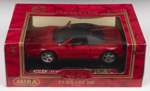 348: A MIRA 1:18 scale Ferrari 348 in red (6101)