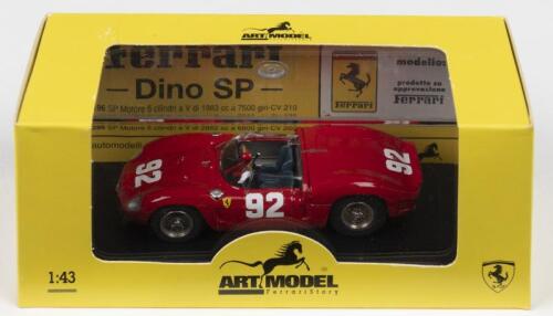 DINO SP: An ART MODEL 1:43 scale FERRARI DINO SP as raced at NURBURGRING 1962 by HILL/GENDEBIEN (ART034)