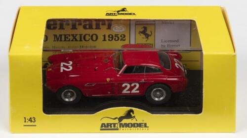 340 MEXICO: An ART MODEL 1:43 scale FERRARI 340 MEXICO as raced at 1953 12 ORE PESCARA by BRACCO/BONOMI (ART039)