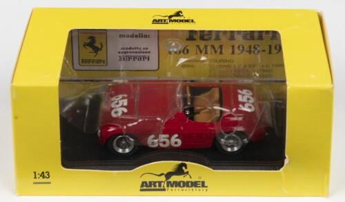 166 MM: An ART MODEL 1:43 scale FERRARI 166 MM as raced at MILLE MIGLIA 1950 by MARZOTTO/MARINI (ART041)