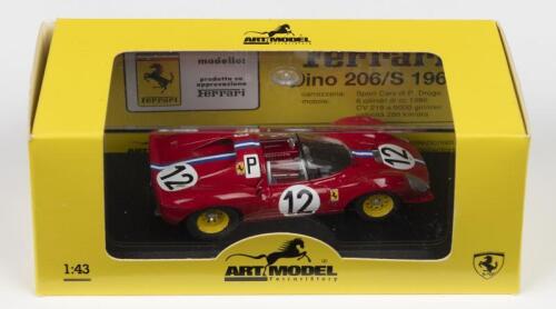 DINO 206/S: An ART MODEL FERRARI DINO 206 S as raced at NURBURGRING 1966 by RODRIGUEZ/GINTHER (ART016)