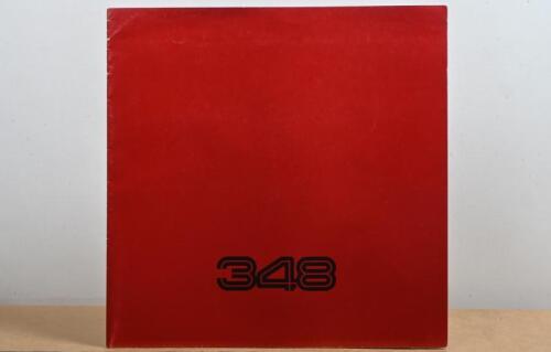 348: A large format 1989 Ferrari 348 colour sales brochure (N. 575/89)