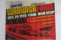 WARWICK FARM: A promotional poster for CAMS Gold Star Final, Oct 29, 1972. - 3