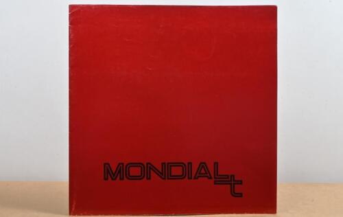 MONDIAL t: A large format 1990 Ferrari MONDIAL t colour sales brochure (N. 562/90 - 3M 03/90)