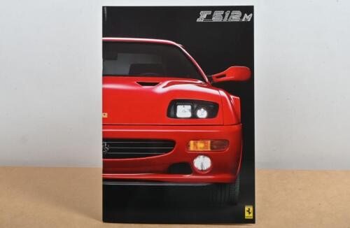 F 512 M: A 1994 Ferrari F 512 M colour sales brochure (906/94 - 5M/01/95)