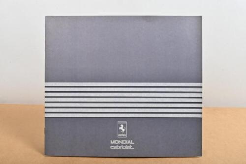 MONDIAL cabriolet: A 1984 Ferrari Mondial Cabriolet brochure (N. 313/84 - 12.5M/64)