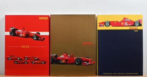 FERRARI YEARBOOKS: A group of three original Ferrari Yearbooks from 1999 - 2001
