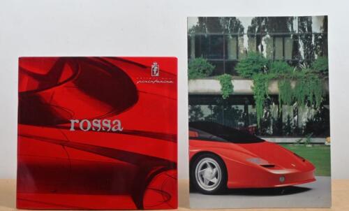 PININFARINA: Two items of literature related to Ferrari and Pininfarina. 'The Mythos Experiment' & 2000 'rossa' information booklets/brochure