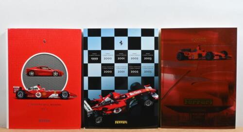 FERRARI YEARBOOKS: A group of three original Ferrari Year Books from 2002 - 2004