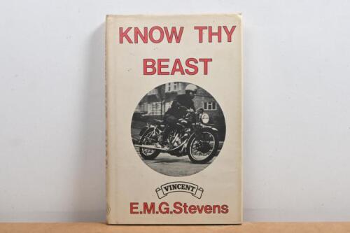 VINCENT: A hardcover copy of 'Know Thy Beast' by E.M.G. Stevens
