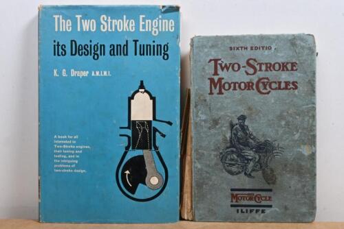 TWO STROKE: Two hardcover books related to Two Stroke engines including a&nbsp;'Two Stroke Motorcycles' Sixth Edition by The Motor Cycle,&nbsp;and 'The Two Stroke Engine its Design and Tuning' by K.G Draper.