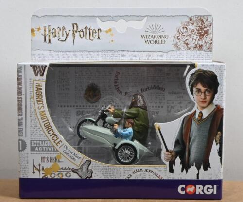 CORGI: A NOS Corgi Harry Potter Hagrid's Motorcycle & Sidecar with Hagrid & Harry die-cast model