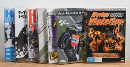 DVD'S: 7 NOS DVD's on various motorcycle topics