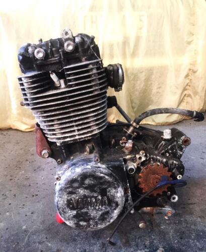 YAMAHA: A Yamaha XT 500 engine