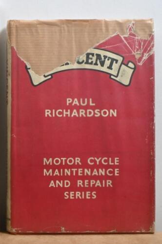 VINCENT: A hardcover copy of&nbsp;'Vincent' by Paul Richardson. Second Edition 1960