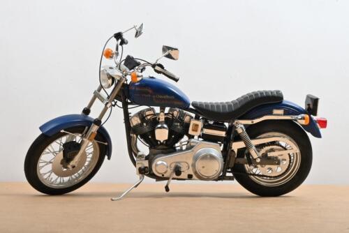 HARLEY DAVIDSON: A 1:6 scale Tamiya Harley Davidson FXE 1200&nbsp;built model kit