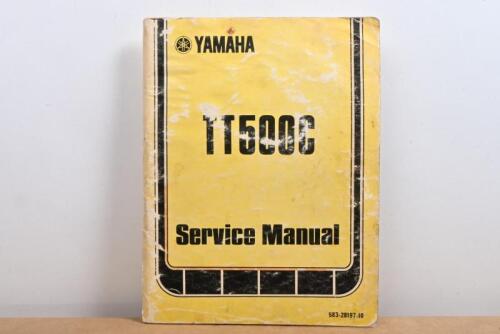 YAMAHA: A Yamaha TT500c service manual, first edition 1975