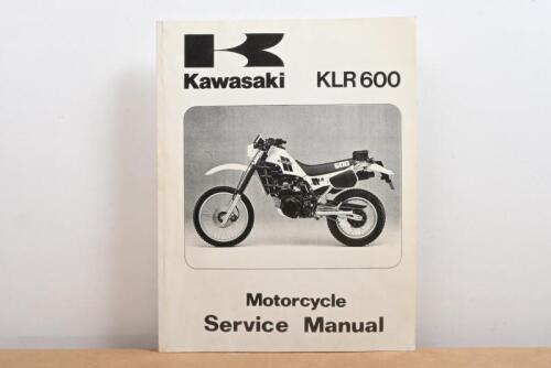 KAWASKI: A official Kawaski KLR600 motorcycle service manual, from Brighton Kawaski Victoria