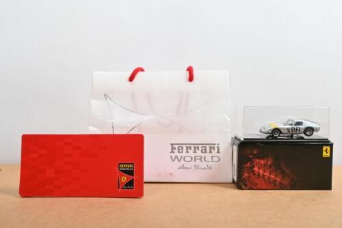 FERRARI: Three items from Ferrari WORLD. A 1:43 scale KYOSHO&nbsp;FERRARI 250GTO (05121D), as raced at&nbsp;Tour de France 1964