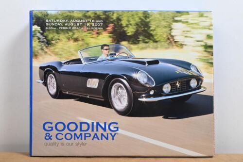 GOODING & COMPANY: A GOODING & COMPANY two part auction catalogue from the August 2007 'THE PEBBLE BEACH AUCTION'