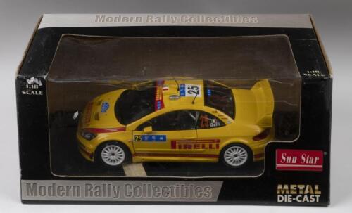PEUGEOT: A 1:18 scale Sun Star Peugeot 307 WRC as rallied by G.Galli/G.Bernacchini&nbsp;at the 2006 Tour de Corse&nbsp;(Item #4696)