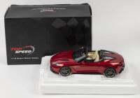 ASTON MARTIN: A 1:18 scale TOP SPEED Aston Martin Vanquish Zagato Speedster&nbsp;(TS0233) resin model in Lava Red